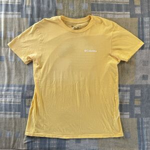 Columbia "Sunshine State" Yellow Short Sleeve Graphic Men's Tee Sz L